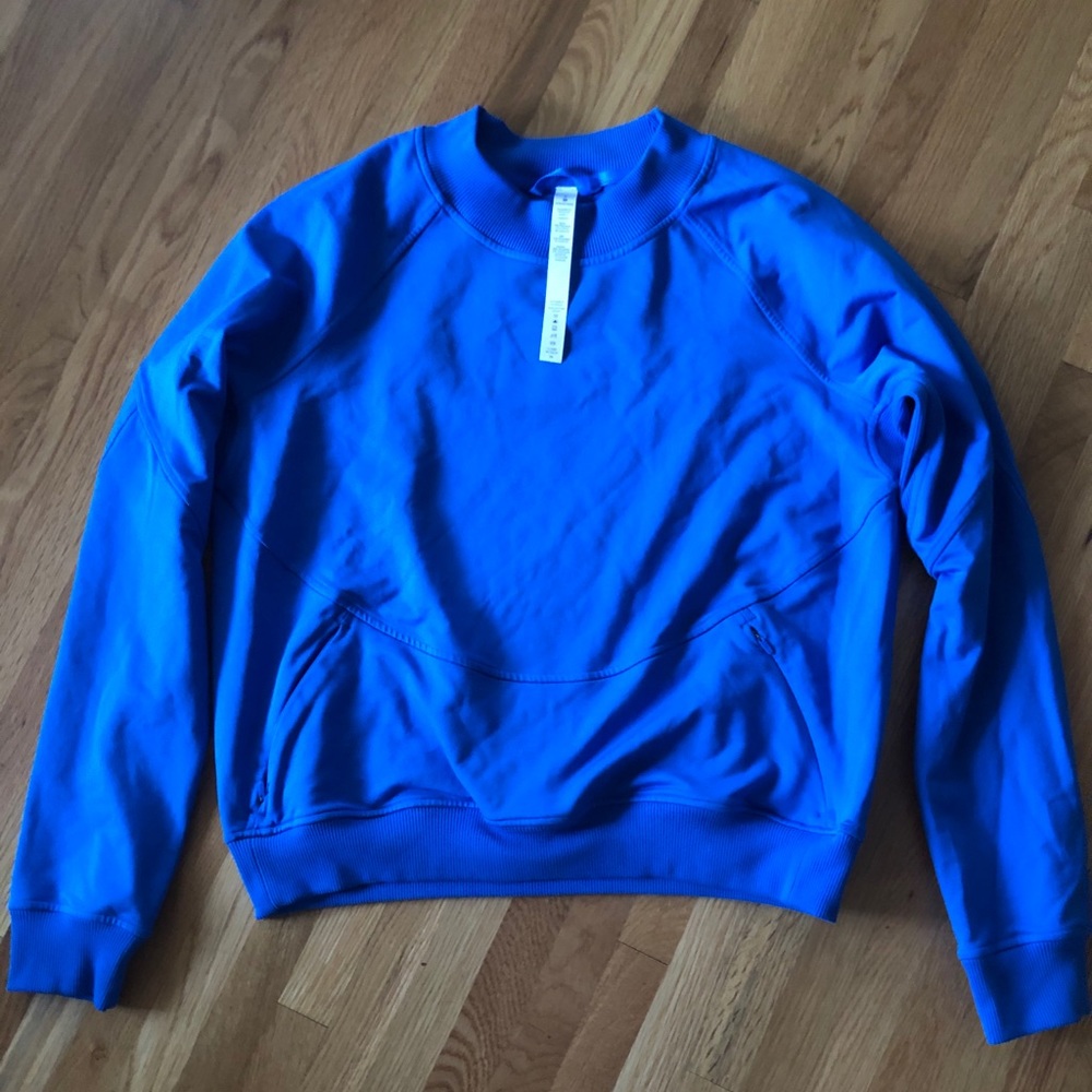 Lululemon City Sweat Crew in Wild Bluebell